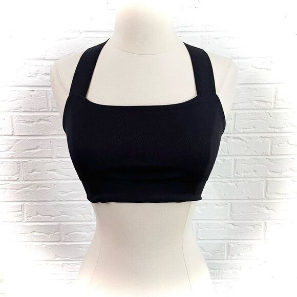 Athleta Serene Black Sports Bra Size Small - Picture 4 of 6